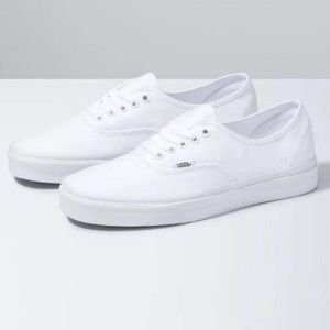 NWT Authentic True White Vans